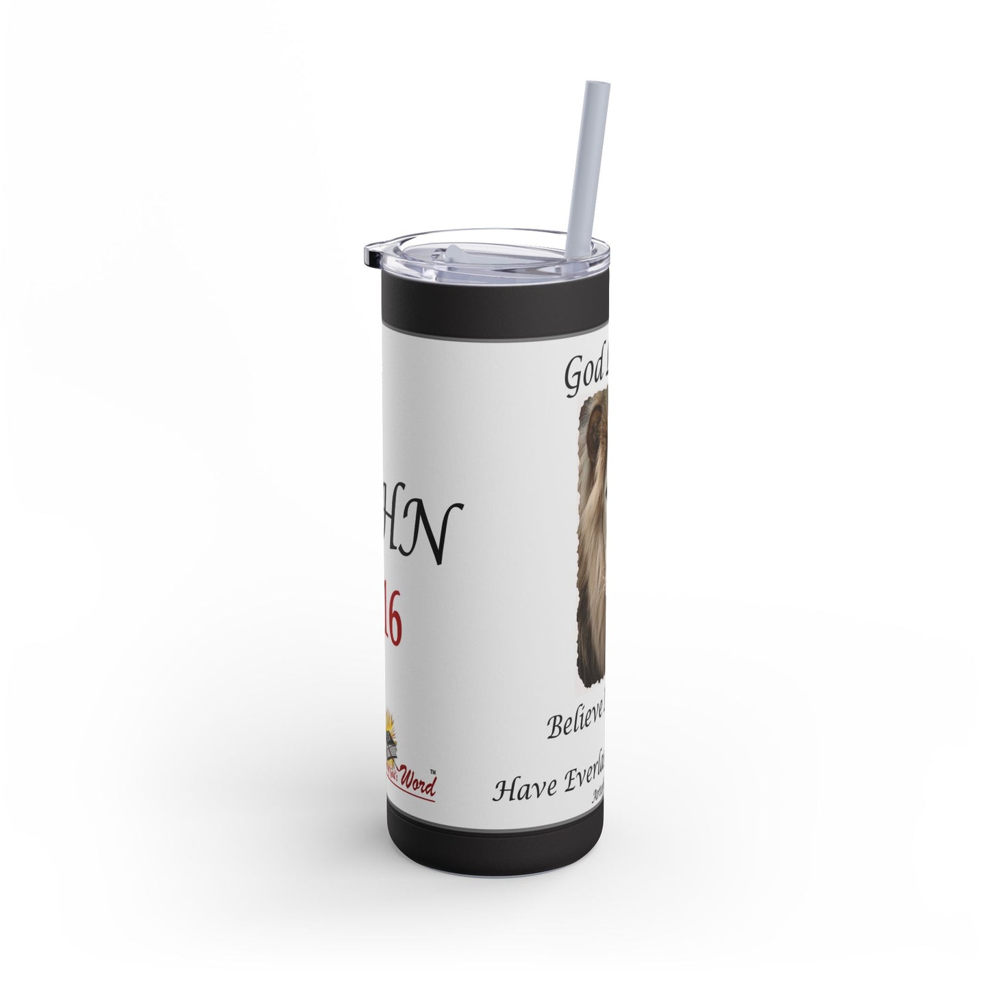 God Loves You - 20oz Skinny Matte Tumbler