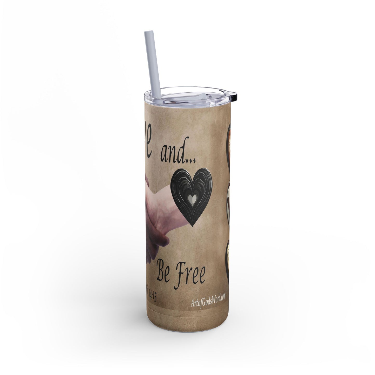 Forgive - 20oz Skinny Matte Tumbler