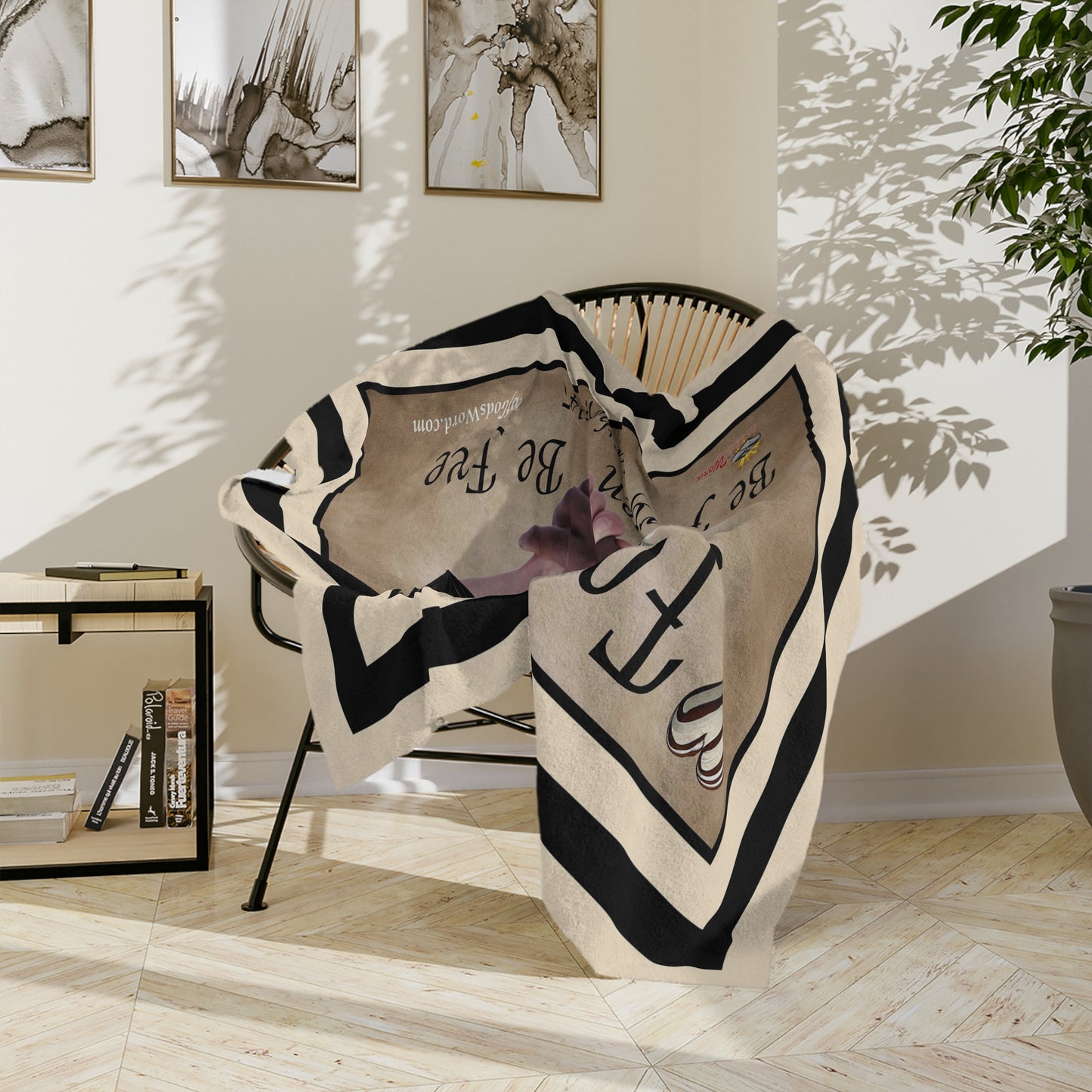 THROW 60x50 - FORGIVE Velveteen Microfiber Throw