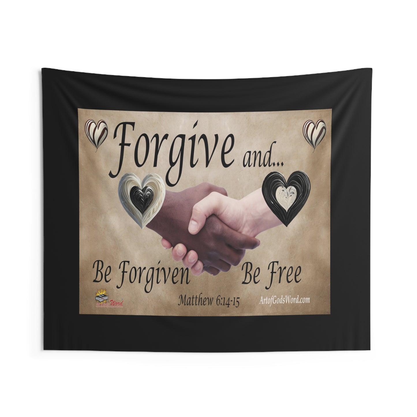 FORGIVE Wall Tapestry