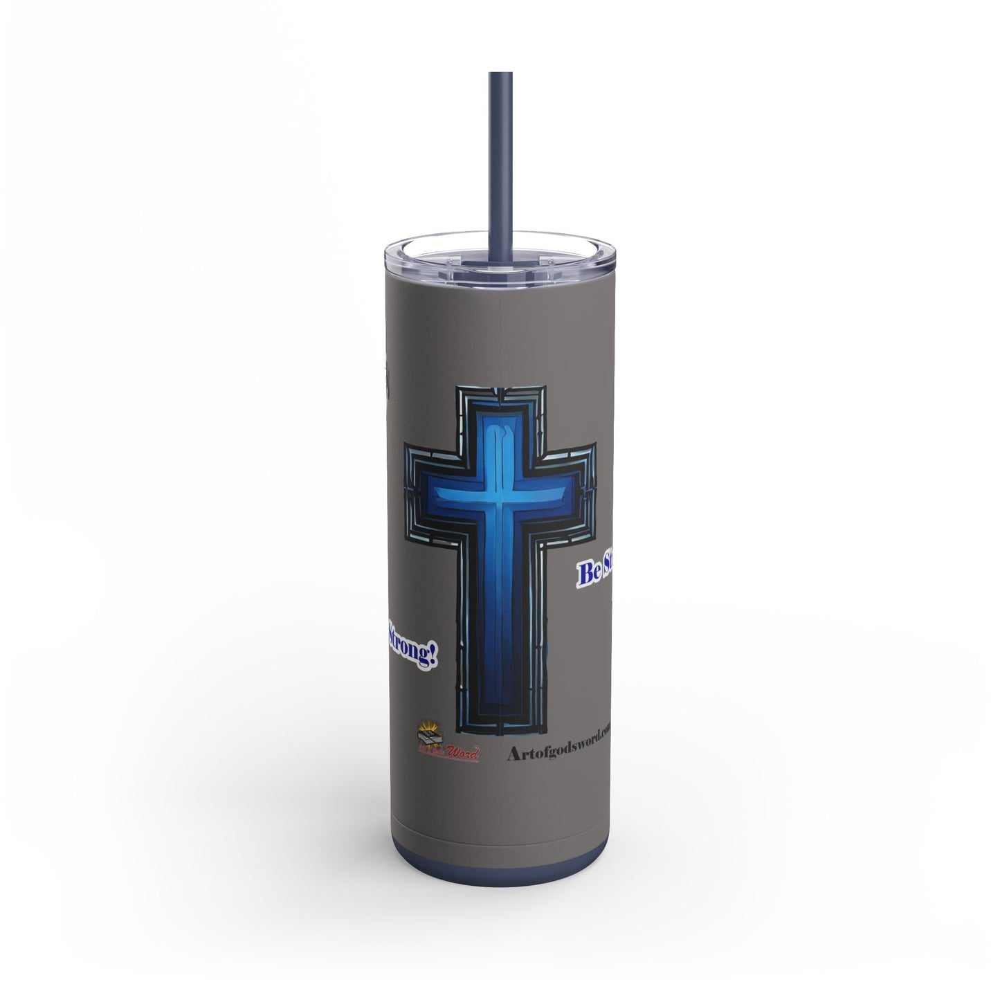 Do All Things Thru Christ - 20oz Skinny Matte Tumbler