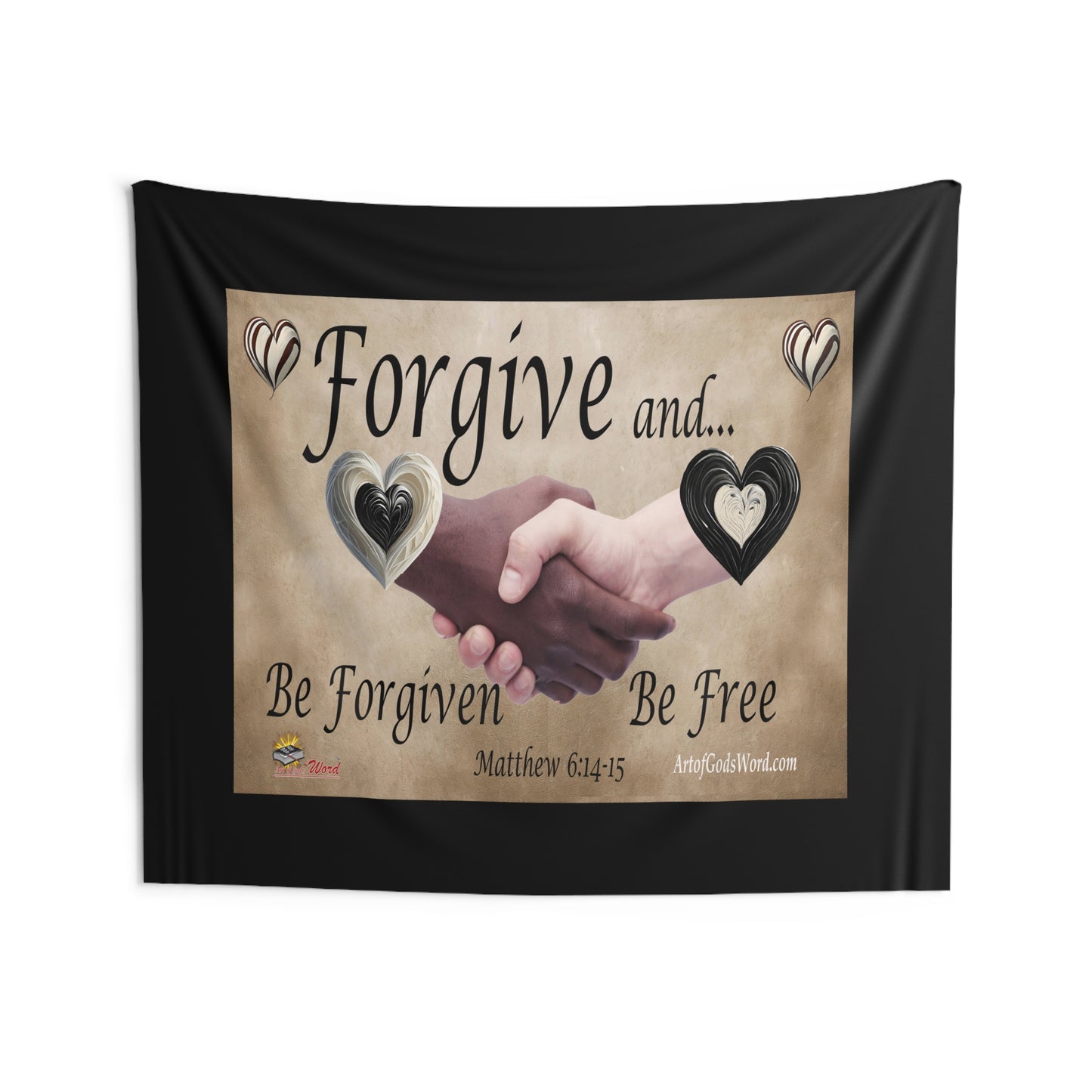 FORGIVE Wall Tapestry