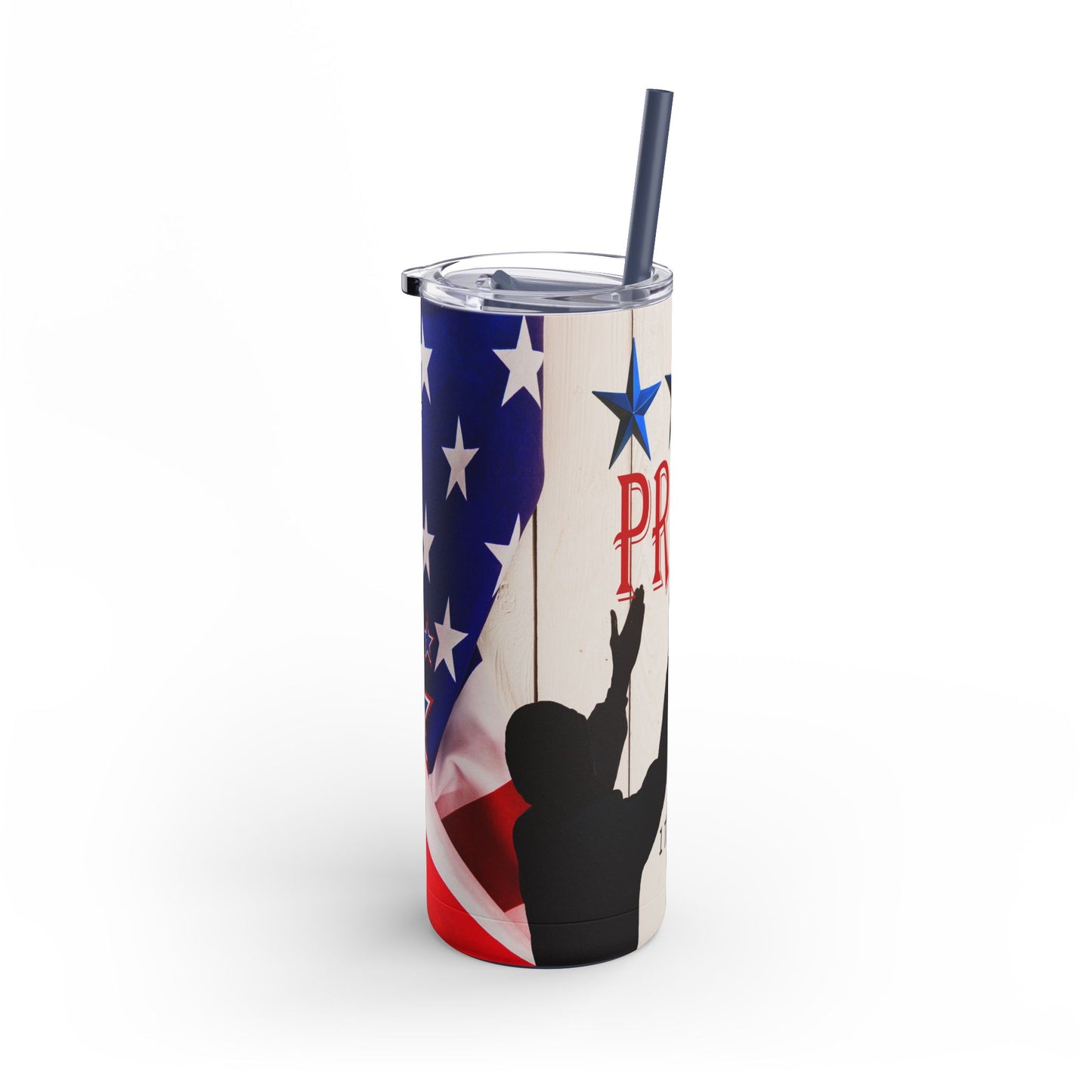 Pray Don't Stop - 20oz Skinny Matte Tumbler