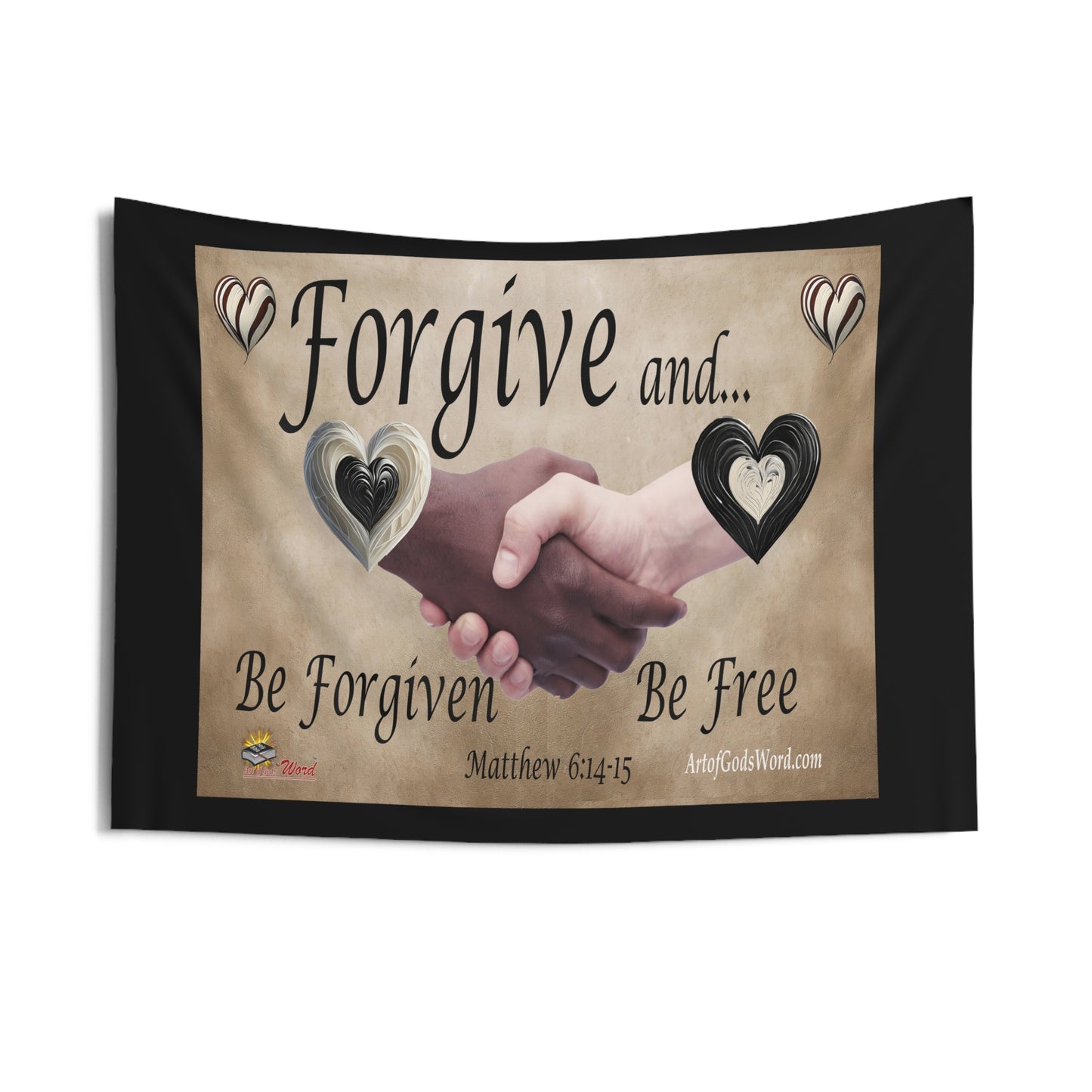 FORGIVE Wall Tapestry