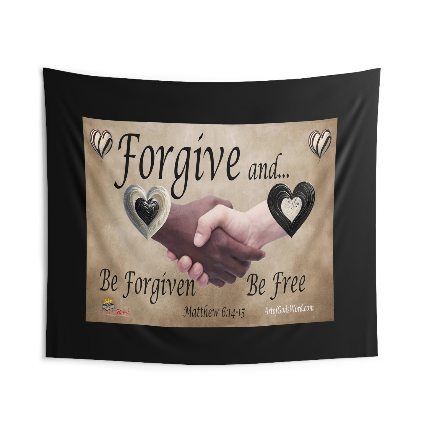 FORGIVE Wall Tapestry