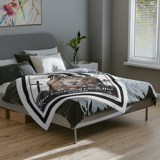 God Loves You - Velveteen Microfiber Throw/Blanket