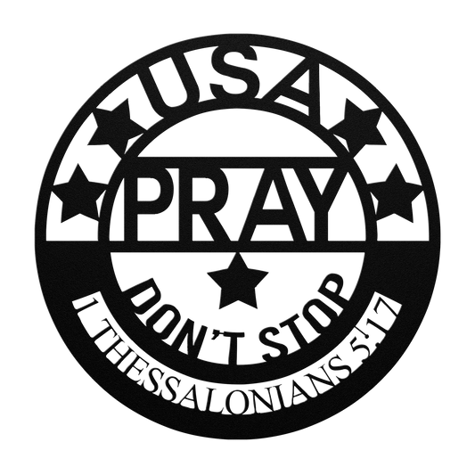 Pray_-_Dont_Stop_Metal_Sign_Black_Transparent_Mockup.png