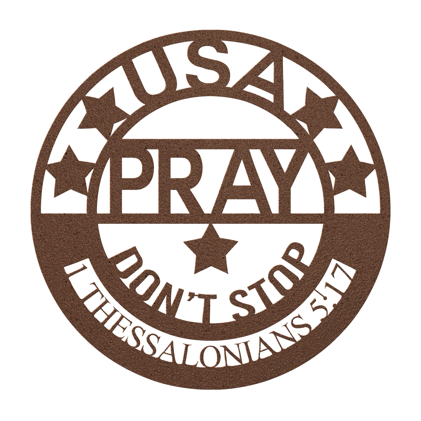 Pray_-_Dont_Stop_Metal_Sign_Copper_Transparent_Mockup.png