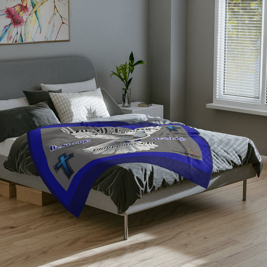 Do All Things - Velveteen Microfiber Throw/Blanket